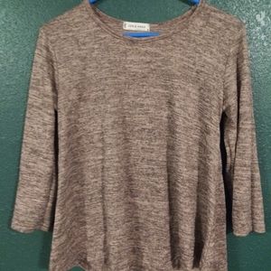Jon and Anna Size medium brown sweater